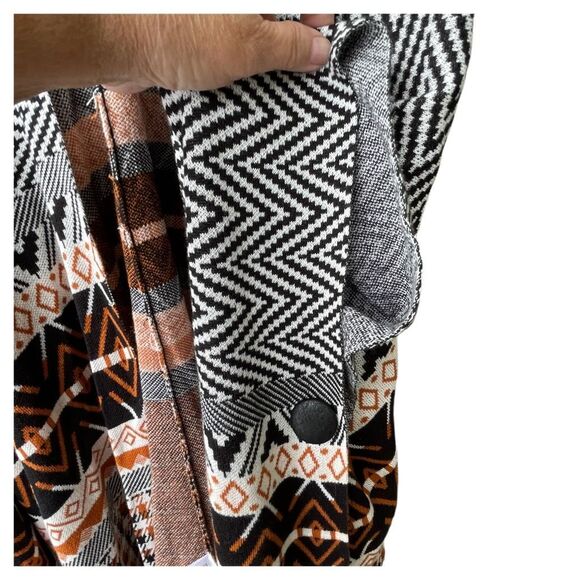 Joseph A. Woman Aztec cape poncho wrap OS boho festival - Picture 4 of 9